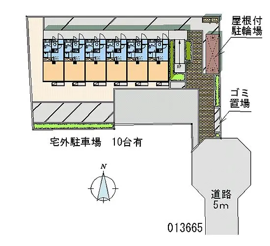 ★手数料０円★柏市西原６丁目　月極駐車場（LP）